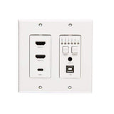 C2G C2G30019 HDBaseT Dual HDMI USBC Wall Plate TX - Creation Networks