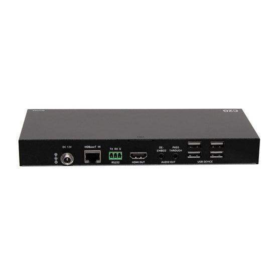 C2G C2G30020 HDMI HDBaseT plus 3.5mm, USB-A, and RS232 over Cat Audio De-Embedding Extender Box Receiver 4K 60Hz (LIMITED AVAILABLITY) - Creation Networks