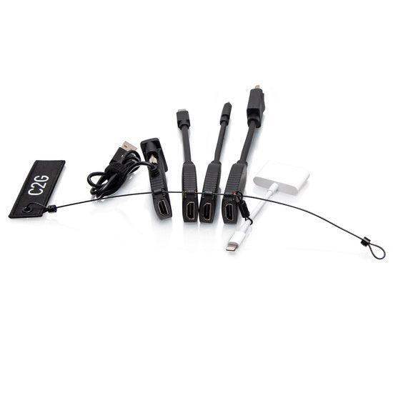 C2G C2G30042 HDMI Dongle Ring DP mDP USB-C Lightn VGA - Creation Networks