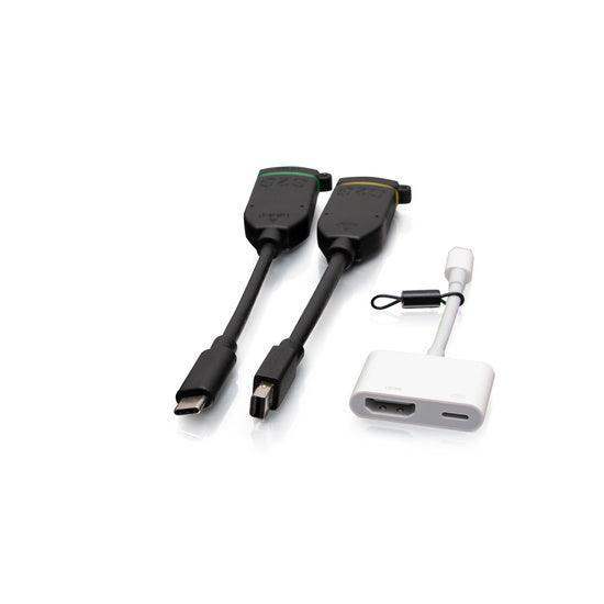 C2G C2G30045 HDMI Dongle Ring mDP USB-C Lightning - Creation Networks