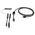 C2G C2G30053 6ft (1.8m) 4K HDMI® Premium Cable and Dongle Adapter Ring with Color Coded DisplayPort™ and USB-C® - Creation Networks