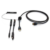 C2G C2G30053 6ft (1.8m) 4K HDMI® Premium Cable and Dongle Adapter Ring with Color Coded DisplayPort™ and USB-C® - Creation Networks