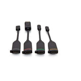 C2G C2G30282 Universal 4K HDMI® Dongle Adapter Ring including Color Coded DisplayPort™, USB-C®, Mini HDMI, and Micro HDMI Adapters with Antimicrobial Technology - Creation Networks