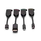 C2G C2G30289 Universal 4K HDMI® Dongle Adapter Ring with Color Coded Mini DisplayPort™, DisplayPort, USB-C®, and Mini HDMI - Creation Networks