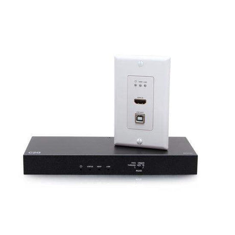C2G C2G31030 4K30Hz HDBaseT HDMI+USB WP TX to Box RX - Creation Networks