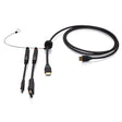 C2G C2G4200587 6ft (1.8m) 4K HDMI® Premium Cable and Universal Dongle Adapter Ring with Color Coded DisplayPort™ and USB-C® (without Pull Tab) - Creation Networks