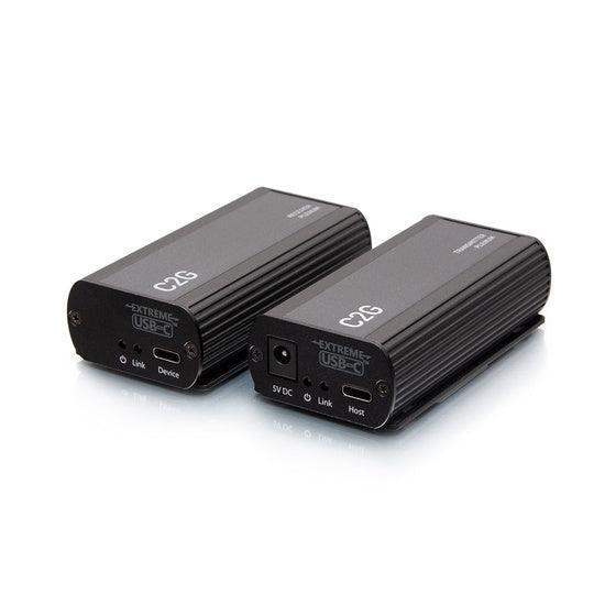 C2G C2G54279 1-Port USB-C Extender Transmitter to Receiver Kit - USB 3.2 Gen 1 (5Gbps) - Plenum Rated - Creation Networks