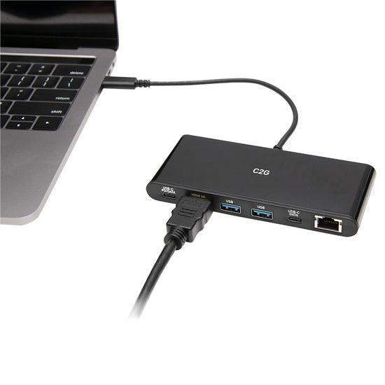 C2G C2G54479 USB-C® 6-in-1 Mini Dock Kit for Laptops - Creation Networks