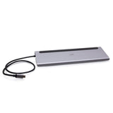 C2G C2G54542 USB-C® 10-in-1 Triple Display Docking Station with HDMI®, DisplayPort™, VGA, Ethernet, USB, SD Card Reader, 3.5mm Audio and Power Delivery up to 100W - 4K 30Hz - Creation Networks