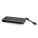 C2G C2G54543 USB-C® 7-in-1 Dual Display MST Docking Station with HDMI®, DisplayPort™, Ethernet, USB, and Power Delivery up to 100W - 4K 60Hz - Creation Networks