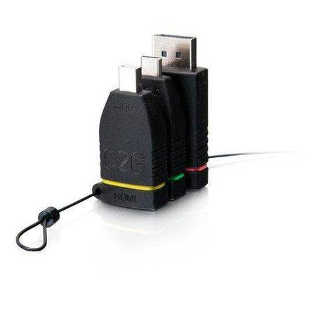 C2G CG29878 Universal 4K HDMI® Adapter Ring with Color Coded Mini DisplayPort™, DisplayPort, and USB-C - Creation Networks
