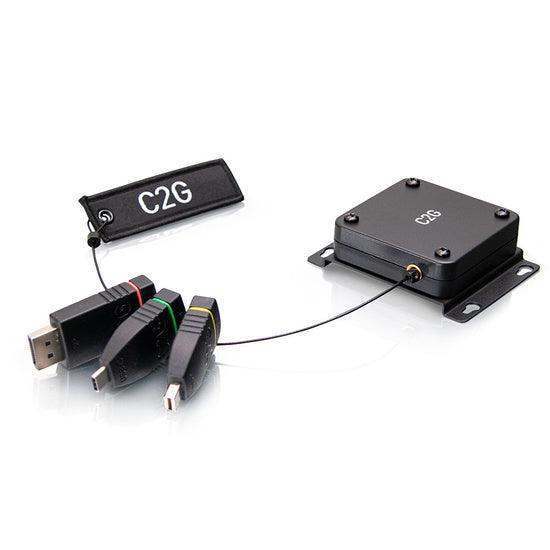 C2G CG29879 Retractable Universal Mount 4K HDMI Adapter Ring with Color Coded Mini DisplayPort - Creation Networks