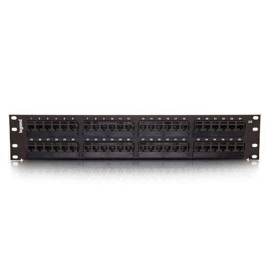 C2G CG37200 48-Port Cat6 110-Type Patch Panel - Creation Networks