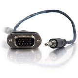 C2G CG40175 15ft VGA plus 3.5mm A/V Cable with Rounded Low Profile Connectors M/M - LIMITED AVAILABILITY - Creation Networks