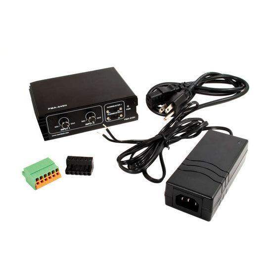 C2G CG40573 45 Watt Stereo Mixer/Amplifier Plenum Rated - Creation Networks