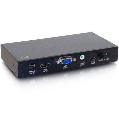 C2G CG40850 HDMI®, USB-C, Mini DisplayPort™, and VGA to HDMI Adapter Converter Switch - 4K 60Hz (LIMITED AVAILABILITY) - Creation Networks