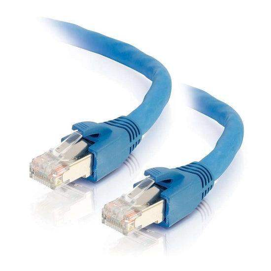 C2G CG43122 200 ft Cat6 Snagless Solid Shielded Ethernet Network Patch Cable (Blue) - Creation Networks