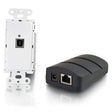 C2G CG53878 USB 2.0 Over Cat5 Superbooster™ Wall Plate Transmitter to Dongle Receiver Kit - Creation Networks