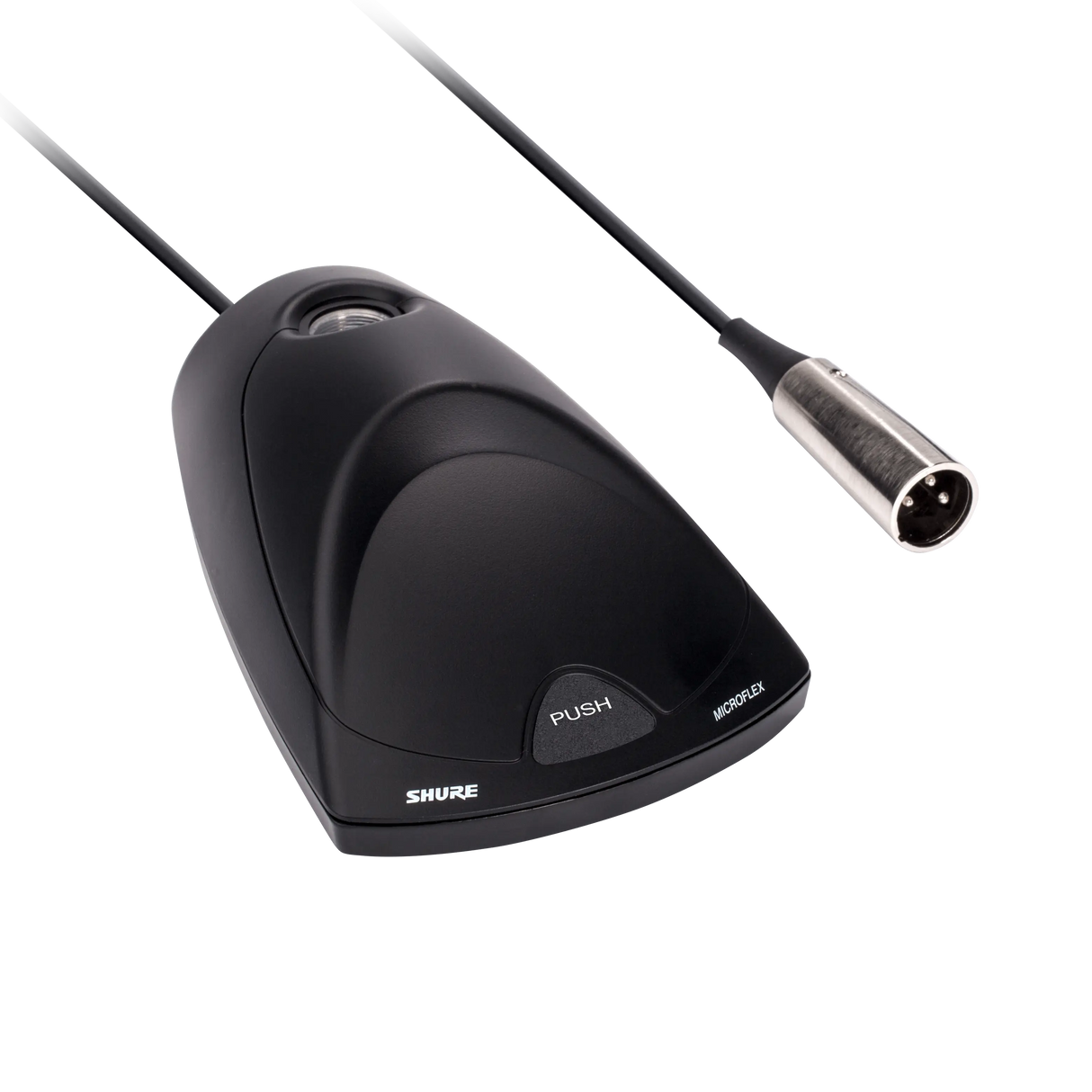 Shure MX400DP Small Desktop Base for MX405 and MX410 MicroFlex Gooseneck Microphone Microphones Shure