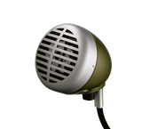 Shure 520DX Omnidirectional Dynamic with Volume Control High Z “The Green Bullet” for Harmonica Microphones Shure