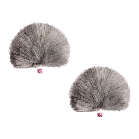 Shure RPM40MWJ RYCOTE GRAY MINI WINDJAMMER, 2 PCS. Microphnes Shure