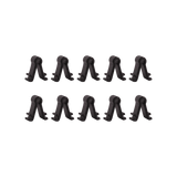 Shure RPM40SO/B – TwinPlex Tie Clip Standoff, Black, 10-Pack Microphones Shure