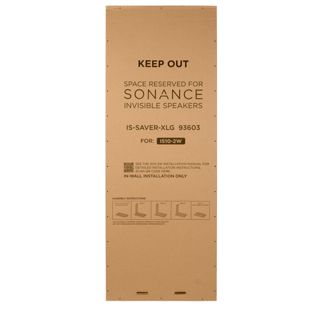 Sonance IS10-2W Space Saver – XL Invisible Series Placeholder Speaker Accessories Sonance