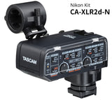Tascam CA-XLR2d-N – XLR Mic Adapter for Cameras (Nikon) Camera Audio Adapters Tascam