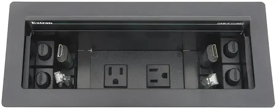 Extron Cable Cubby Retractor Bracket Kit – Double 2 Retractor bracket, fits 1200/1400; pair
