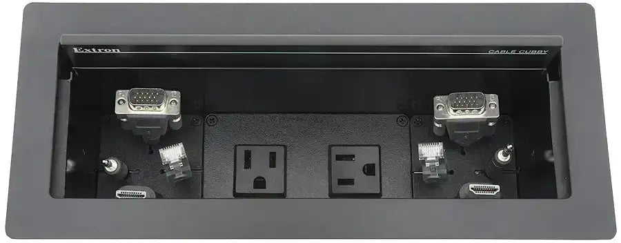 Extron Cable Cubby Retractor Bracket Kit – Double 2 Retractor bracket, fits 1200/1400; pair