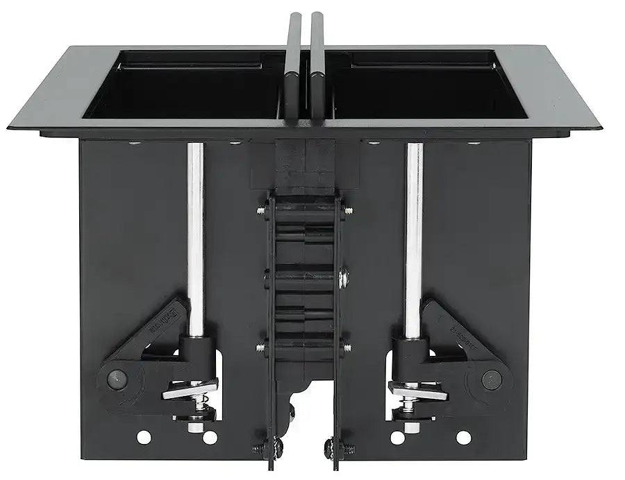Extron Cable Cubby 1402 Black - 4 US AC, 12 A Breaker, 4 Outlets Under
