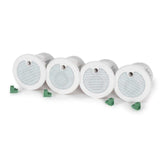 Cambridge Sound Qt® E-P-W-25-4 Active emitters + 4 patch cables for sound masking, paging & music (White) 4 Pack - 911.0900.900 - Creation Networks