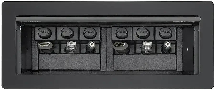 Extron Cable Cubby Retractor Bracket Kit – Double 2 Retractor bracket, fits 1200/1400; pair