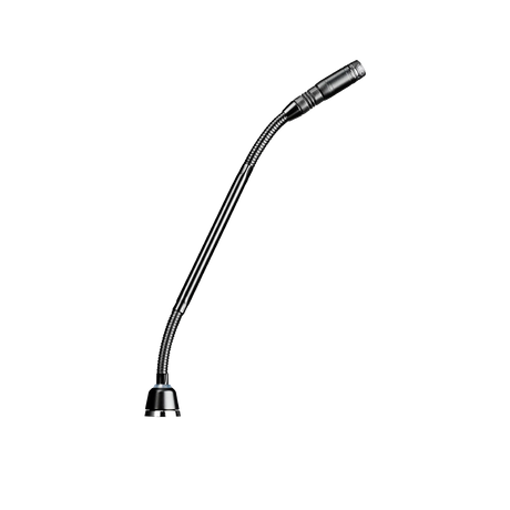 Shure MX410RLPDF/C Microflex 10" Gooseneck Microphone Cardioid Low Profile with Light Ring Dualflex Microphnes Shure