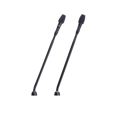 Shure MX410R/N Microflex 10" Gooseneck Microphone Cardioid with Light Ring Microphnes Shure