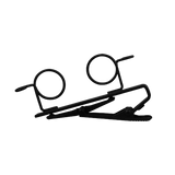 Shure RK183T2 Dual Tie Clip for Lavalier Microphones Microphones Shure