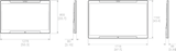 Cisco Board Pro G3 Collaboration Board – dimensions