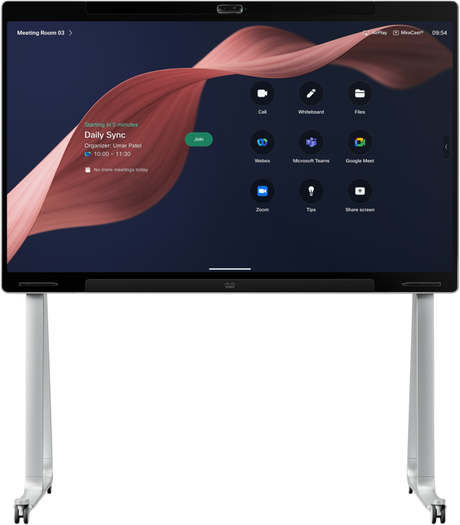 Cisco Board Pro 55 G3 CS-BRDP55-G3NRK9++ – TAA, No-Radio G3 Video Conferencing Systems Cisco