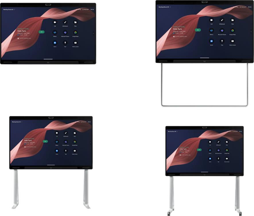 Cisco Board Pro G3 Collaboration Board – mounting options