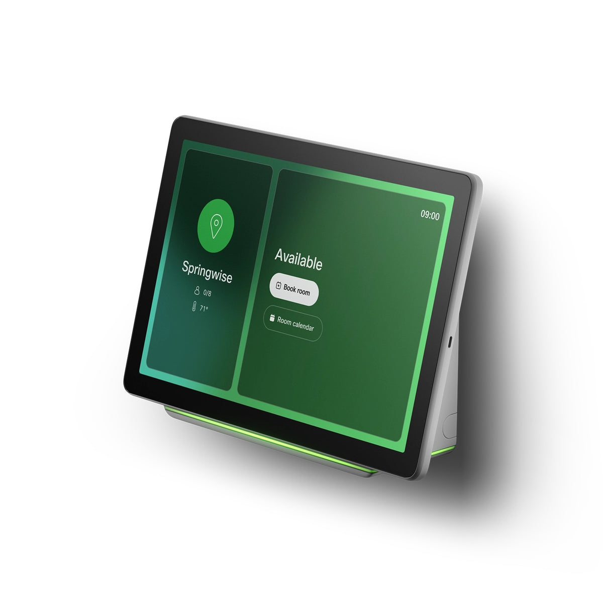 Cisco Room Navigator Scheduling Panel – three-quarter