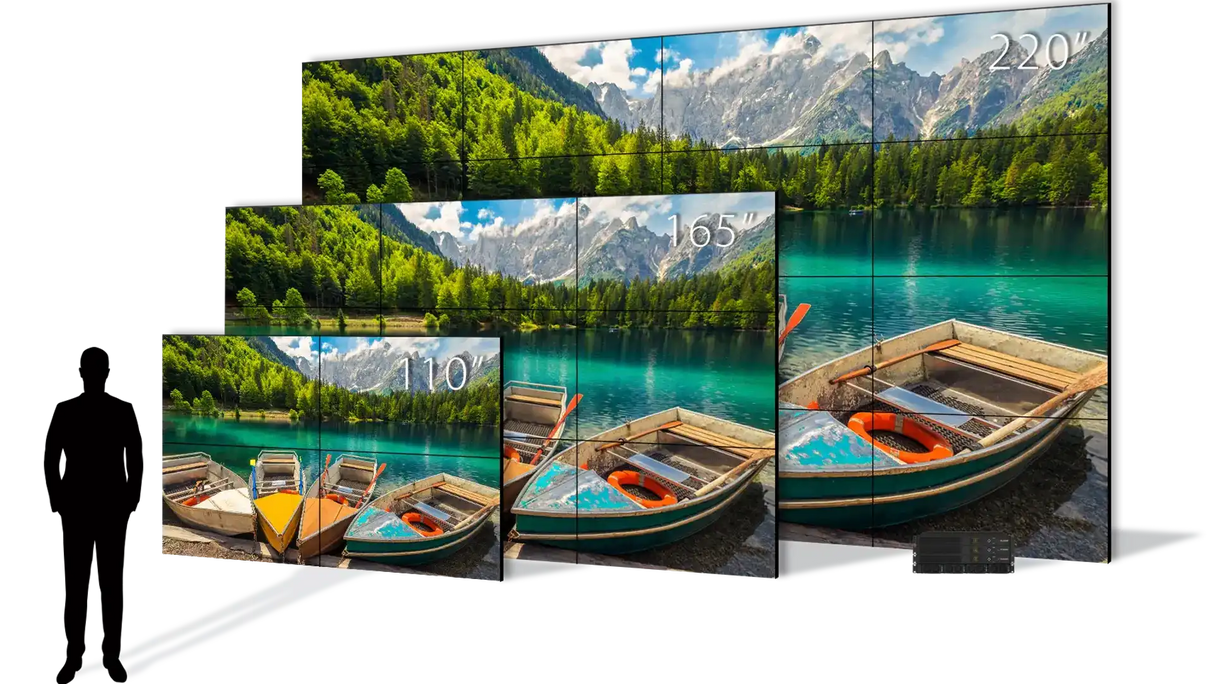 Planar Clarity Matrix G3 MX55X3 55in 1920x1080, 700 nit, 2.6mm LCD video wall system - 998-3281-00