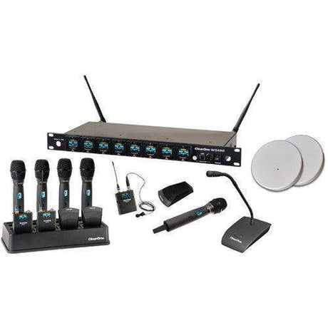 ClearOne 910-6000-804-C-D 8 Channel Wireless Receiver with Dante - Creation Networks
