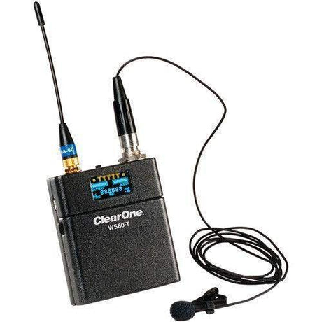 ClearOne 910-6004-040 Lavalier, Cardioid, Black color microphone for Wireless Beltpack Xmittr - Creation Networks