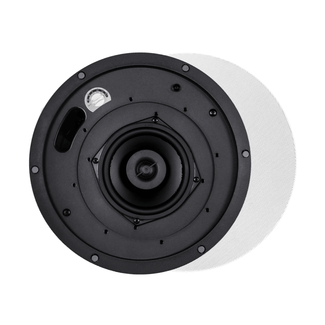 Soundtube CM52-BGM-II-WH 5.25" In Ceiling Speaker with white magnetic grill