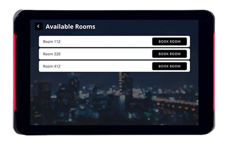 Connect room signs with active software support subscription