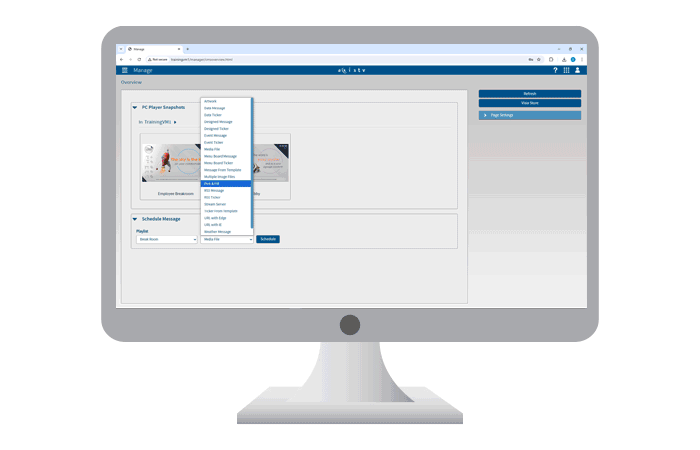 AxisTV Campus training for enterprise digital signage deployments