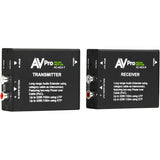 AVPro Edge 130m Stereo/Digital Audio Extender over CAT5e built in DAC (Toslink/LR)