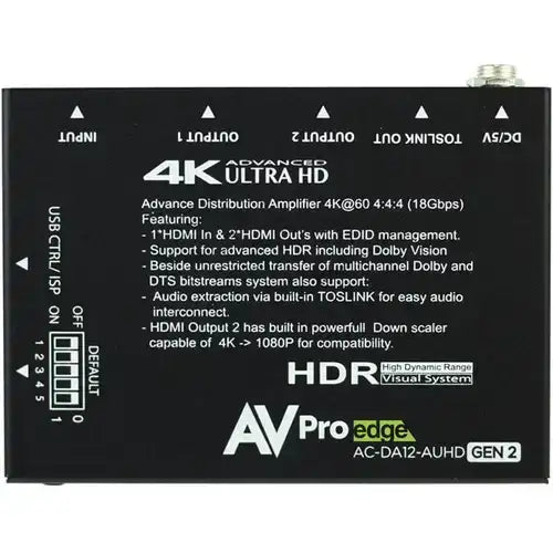 AVPro Edge 10 Pack of AC-EX40-444-KIT HDMI Extenders, Reduced Packaging for Bulk ordering