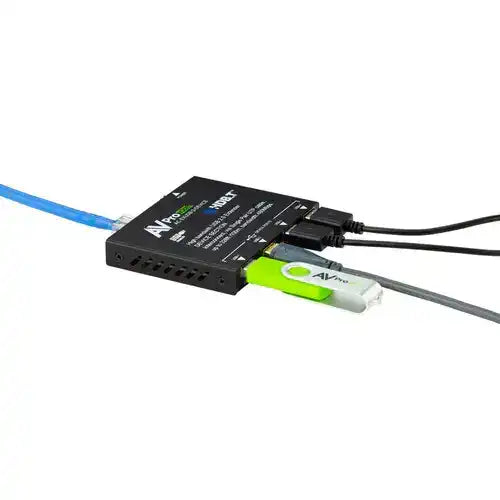 AVPro Edge USB 2.0 Point to Point Extender Kit over CAT5e--480mbps. TAA Compliant; Made in the USA