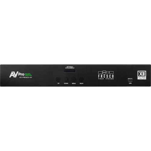 AVPro Edge 8K HDR 2x2 scaling video wall processor featuring VRR